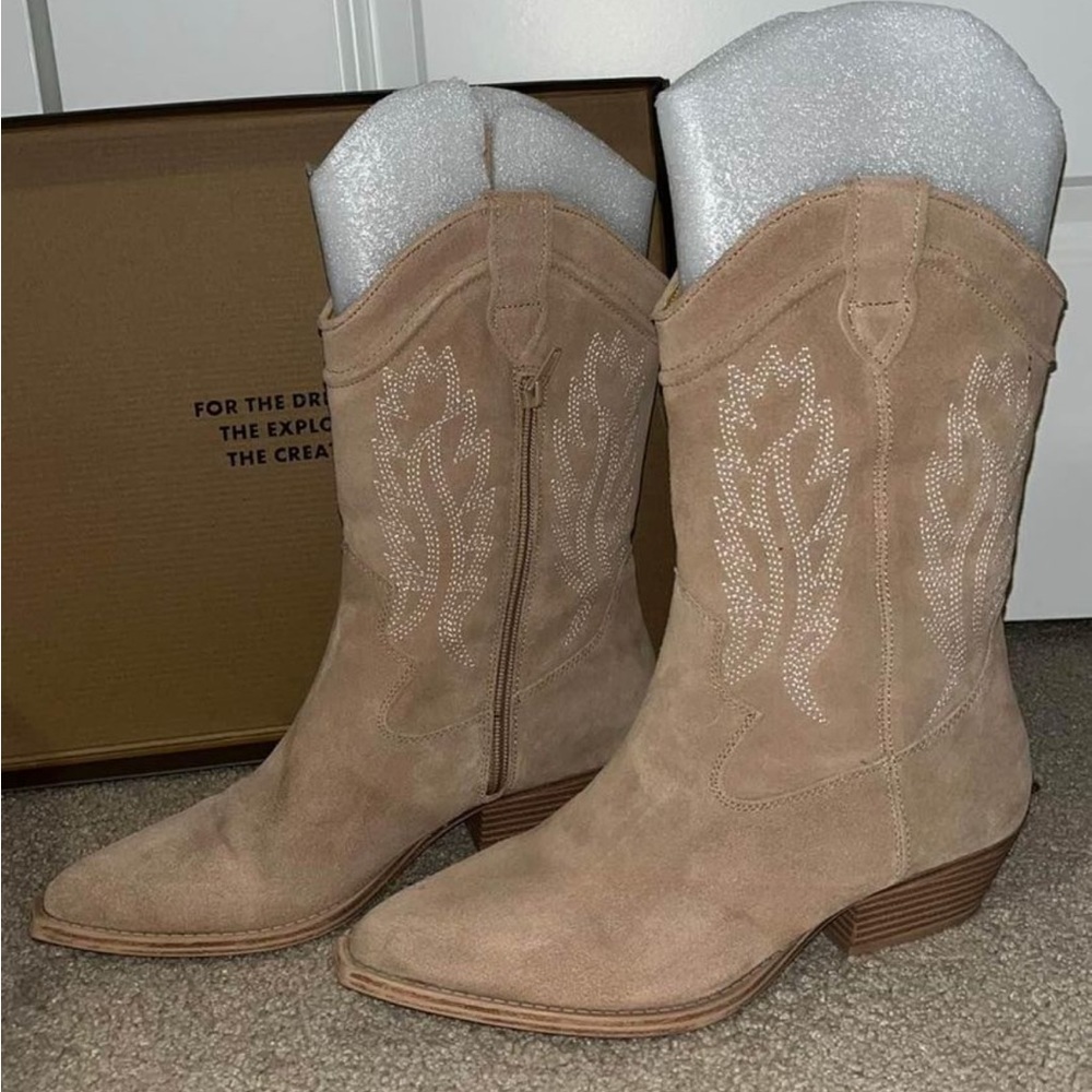 crown vintage cowgirl boots size 8.5